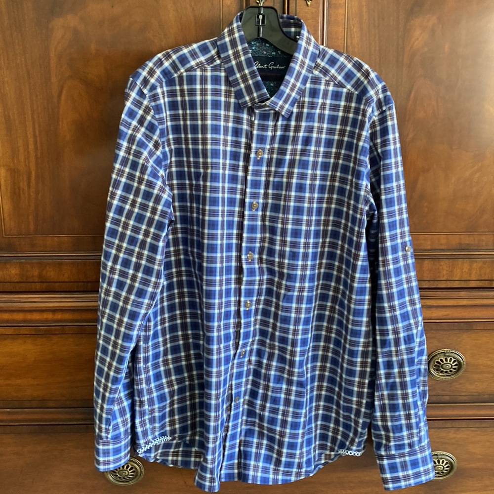 Robert Graham plaid shirt